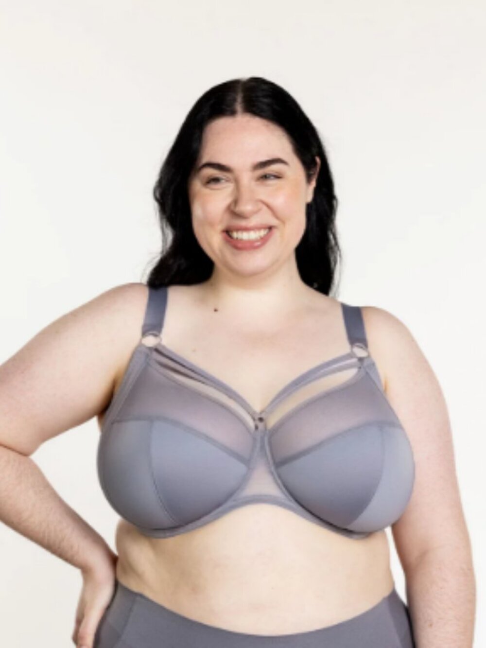 NEW 44L Underwire Bra in Dusty Gray